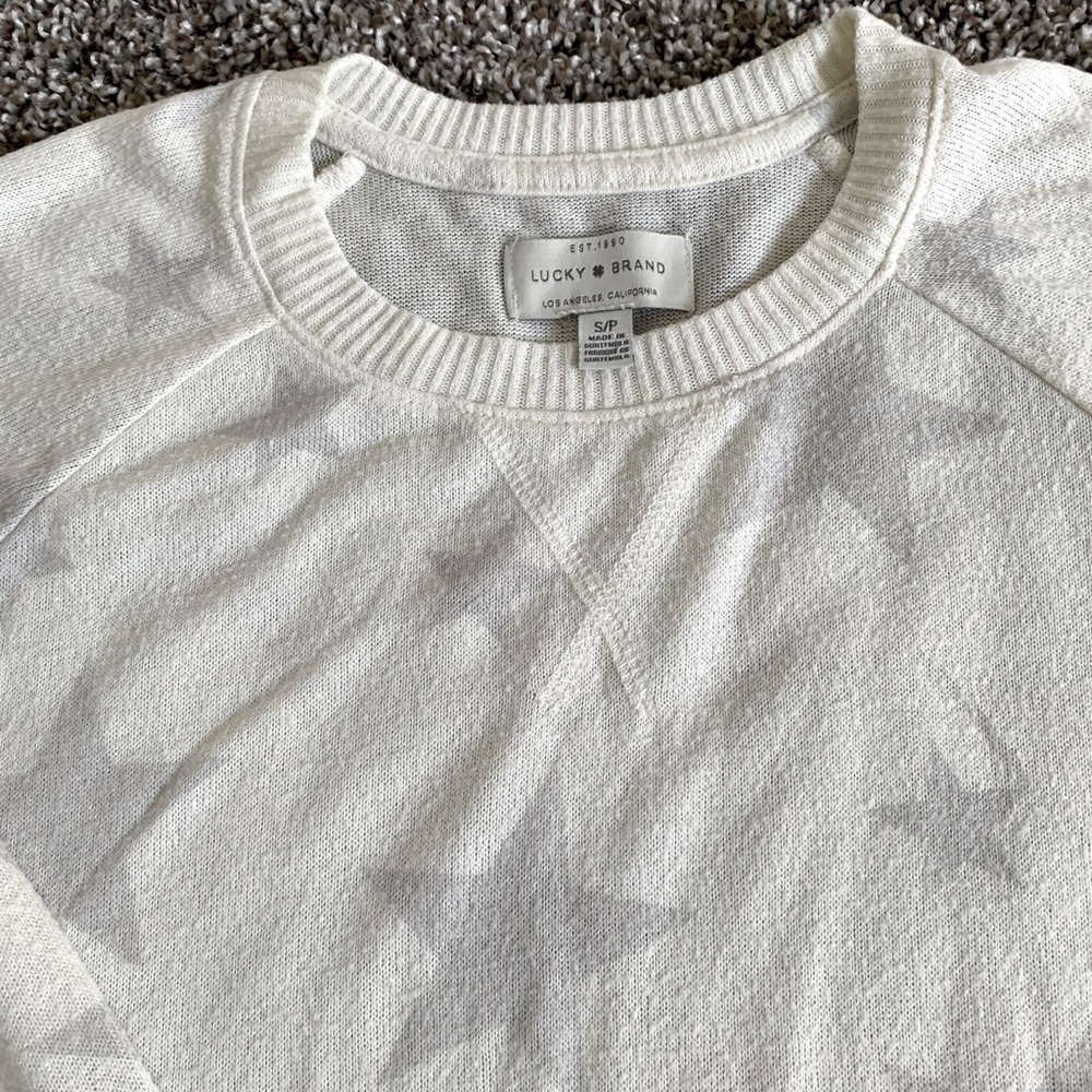 Lucky Brand, star sweater